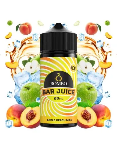 aroma longfill de vapeo de 20ml con sabor a manzana y melocoton bar juice