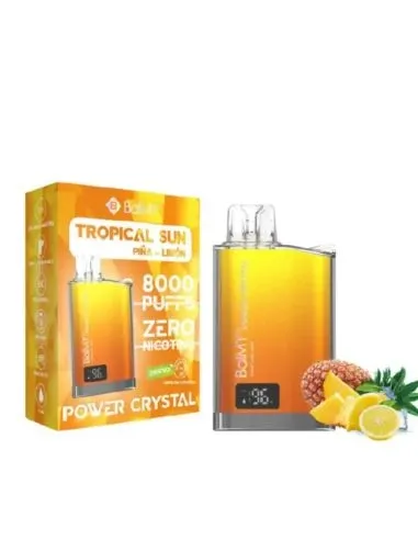 Pod desechable Balmy Power Crystal sin nicotina, 8.000 caladas y diseño moderno.