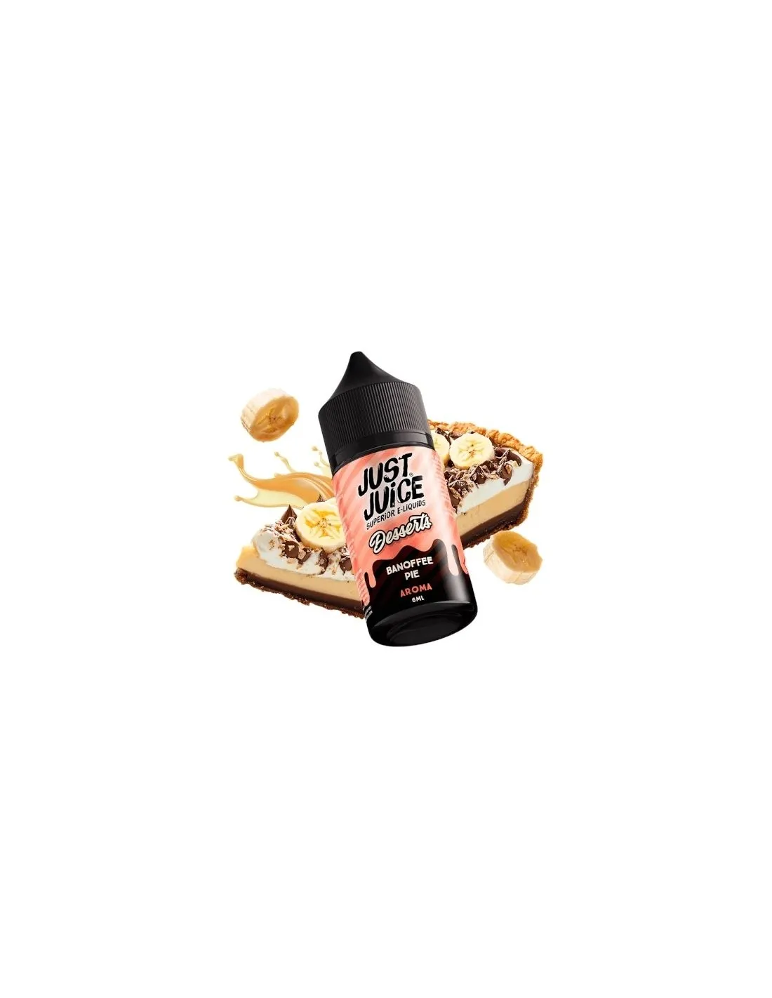 AROMA MINILONGFILL JUST JUICE DESSERTS BANOFFEE PIE 6ML