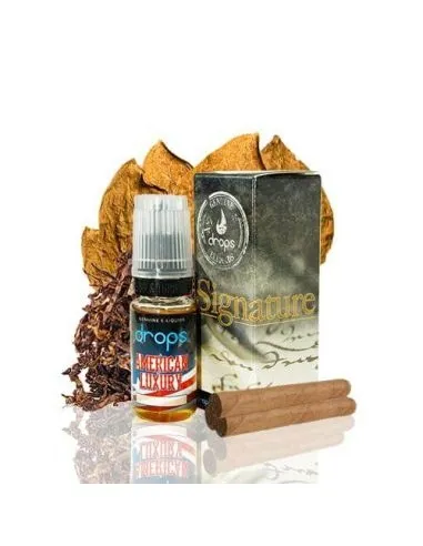 Líquido Drops sabor tabaco en bote de 10 ml para vapeo