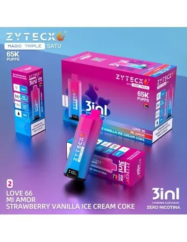 Disposable Vape 3 Flavors with 65,000 Puffs for Vaping