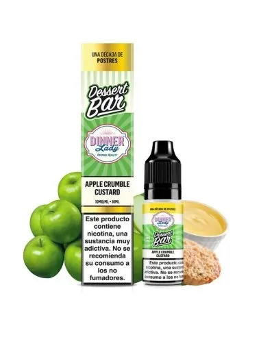Sales de nicotina sabor postre para vapeo, perfil dulce y cremoso.