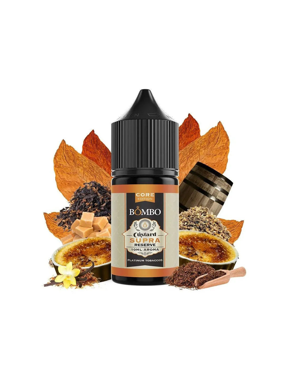 AROMA MINILONGFILL CUSTARD SUPRA RESERVE CORE EDITION BOMBO PLATINUM 10ML