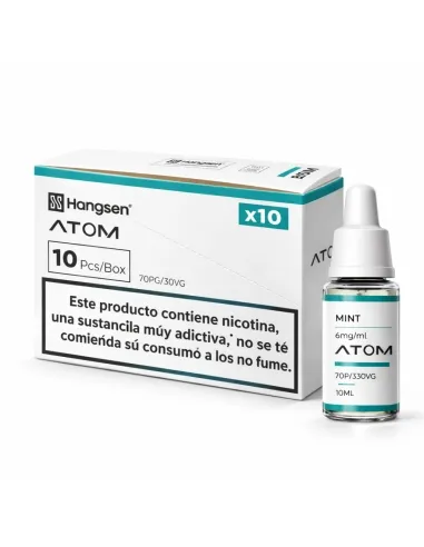 Pack sabor menta en bote de 10ml para vapeo premium
