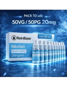 PACK REINBASE NIKOSALT 50VG/50PG 20MG 10UDS