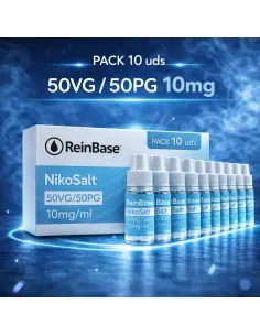 PACK REINBASE NIKOSALT 50VG/50PG 10MG 10UDS