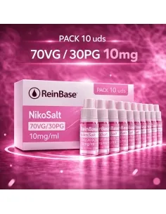PACK REINBASE NIKOSALT 70VG/30PG 10MG 10UDS