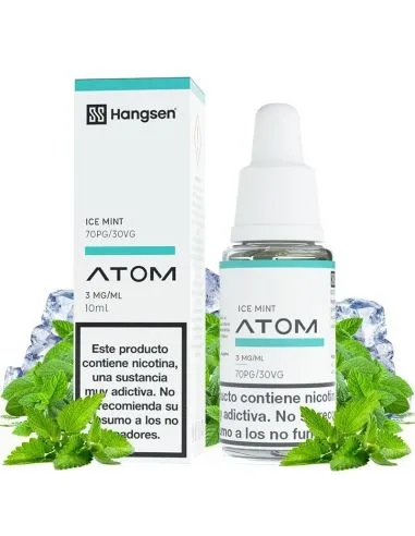 LIQUIDO HANGSEN ATOM ICE MINT 10ML Nicotina-18mg