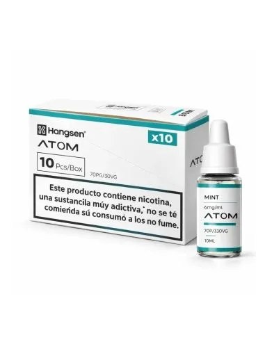 Pack sabor menta fresca en bote de 10ml para vapeo premium