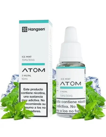 LIQUIDO HANGSEN ATOM ICE MINT 12MG PACK 10UDS