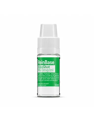 Reinbase Nicoshot VG 10 ml de glicerina vegetal nicokit para vaporizar frasco original de alta pureza