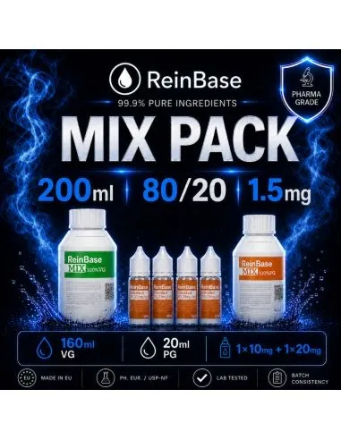 PACK REINBASE MIX 200ML 80VG/20PG 1.5MG