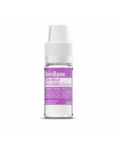 Reinbase Nicoshot 80/20 10ml nicokit base 80/20 PG VG high purity original vape bottle