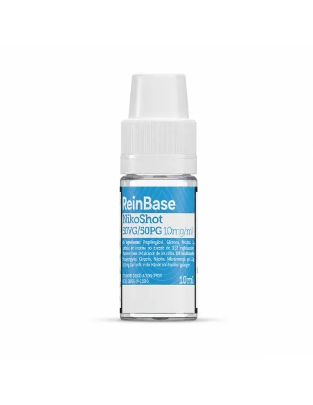 Reinbase Nicoshot 50/50 10ml 10ml nicotina nicokit base equilibrada PG VG alta pureza Reinbase Nicoshot 50/50 10ml 10ml nicotina nicokit base equilibrada PG VG alta pureza