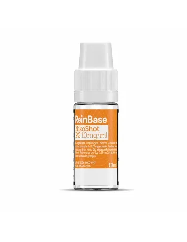 Reinbase Nicoshot PG 10 ml de propilenoglicol nicokit para vaporizar frasco original de alta pureza