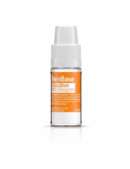 Reinbase Nicoshot PG 10ml propylene glycol nicokit for vaping high purity original bottle