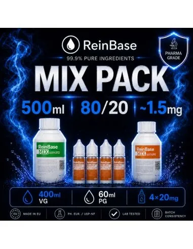 PACK REINBASE MIX 500ML 80VG/20PG 1.5MG