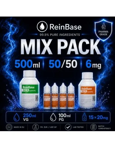 PACK REINBASE MIX 500ML 50VG/50PG 6MG