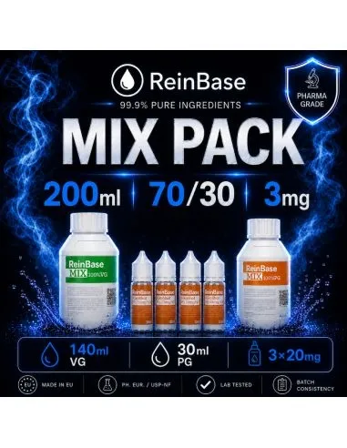 PACK REINBASE MIX 200ML 70VG/30PG 3MG