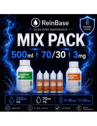 PACK REINBASE MIX 500ML 70VG/30PG 3MG